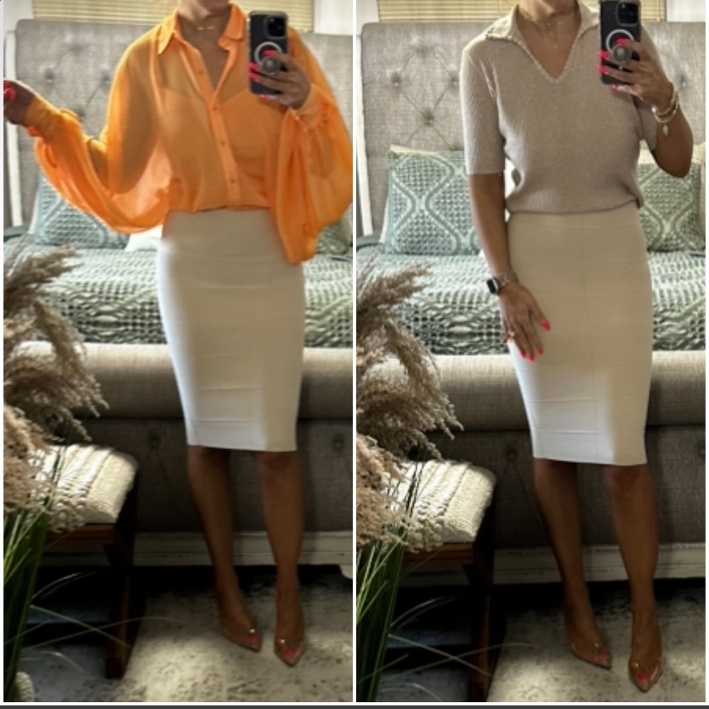 Last💕Host pick🌷Nude bandage skirt - Picture 1 of 13